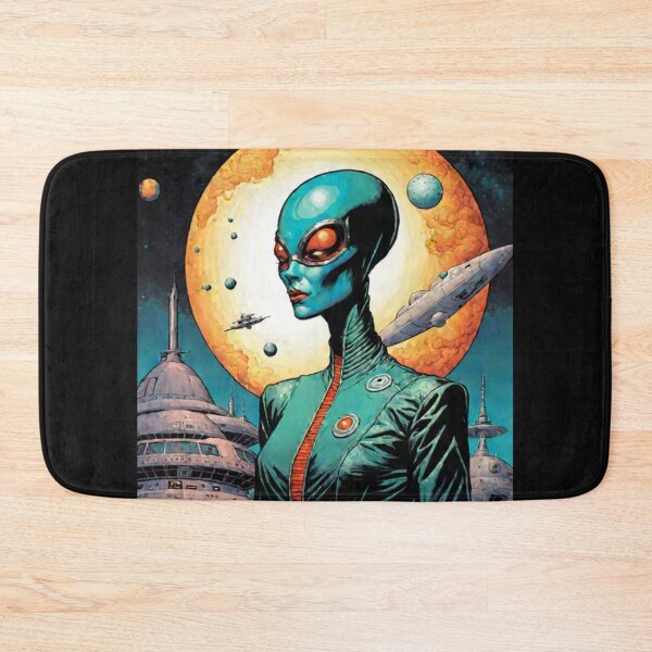 Item preview, Retro Comic Space Woman designed and sold by Planetporridge.