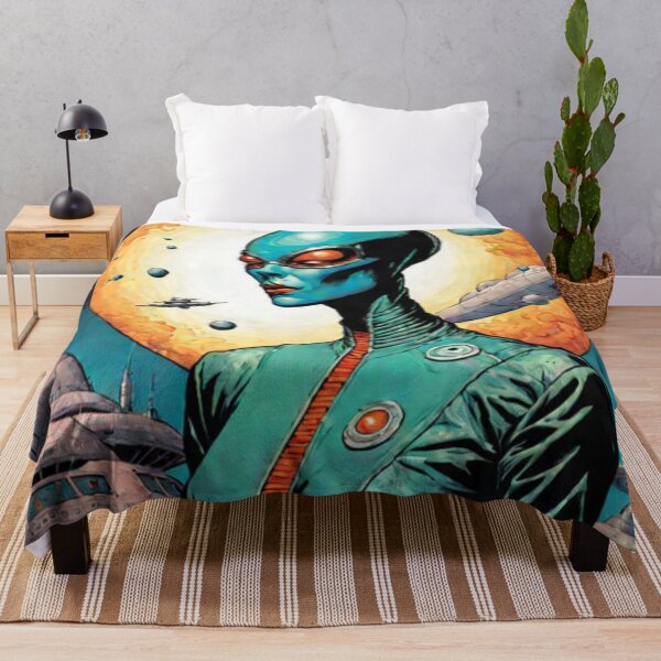Item preview, Retro Comic Space Woman designed and sold by Planetporridge.