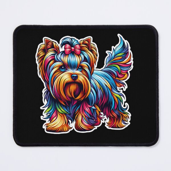 Item preview, Colorful Yorkie designed and sold by ThisDress.