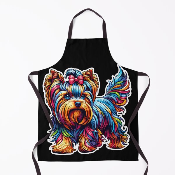 Item preview, Colorful Yorkie designed and sold by ThisDress.