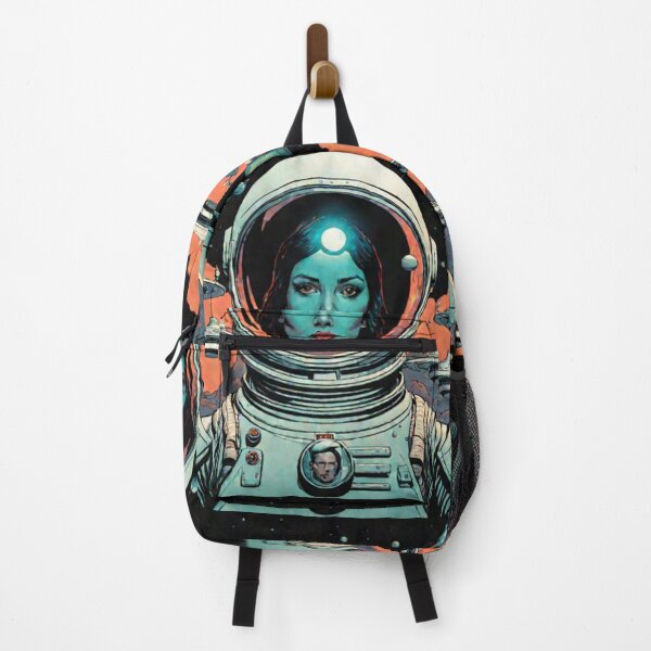 Item preview, Retro Woman in Space designed and sold by Planetporridge.