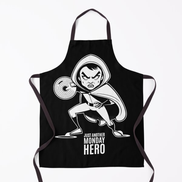 Item preview, JUST ANOTHER MONDAY HERO: Leaping into the Week with Black and White Bravery designed and sold by SplashTastic.