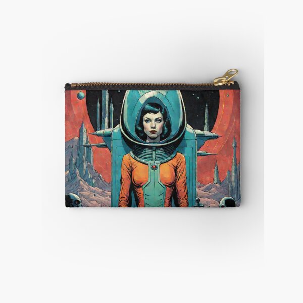 Item preview, Retro Space Woman Art designed and sold by Planetporridge.