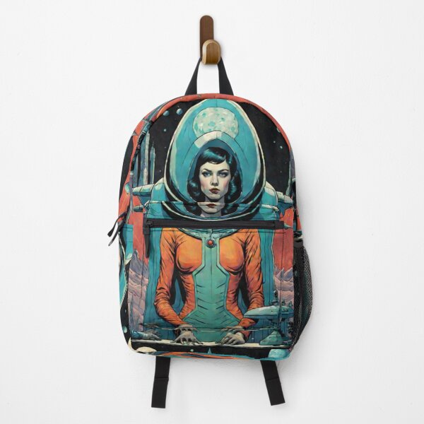 Item preview, Retro Space Woman Art designed and sold by Planetporridge.