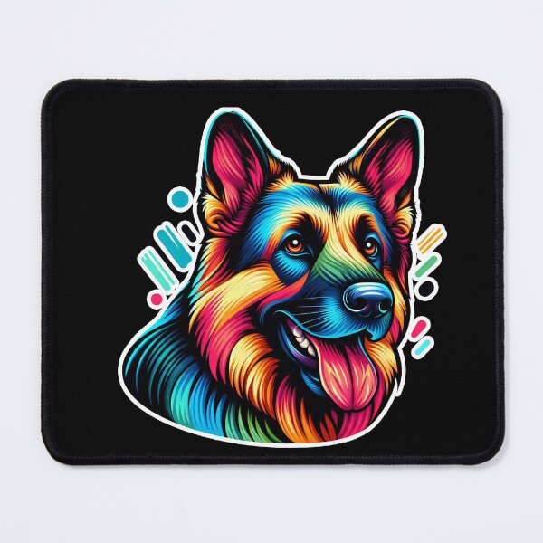 Item preview, Colorful German Shepherd designed and sold by ThisDress.