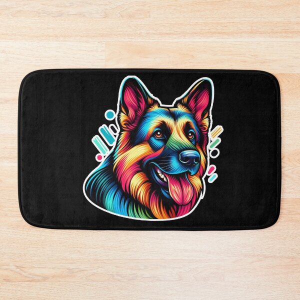 Item preview, Colorful German Shepherd designed and sold by ThisDress.
