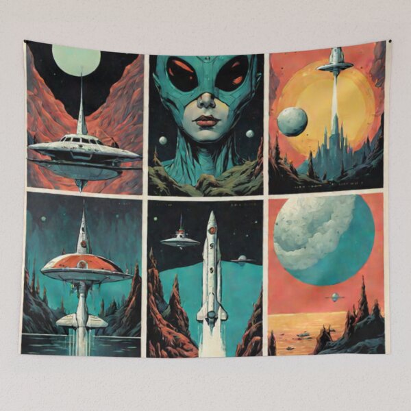Item preview, Retro Space Images designed and sold by Planetporridge.