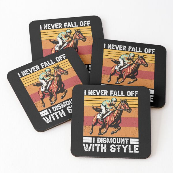 Item preview, Horse Rider I Never Fall Off I Dismount With Style designed and sold by tmerchtrends.