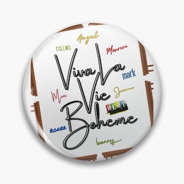 Item preview, La Vie Boheme - Rent Musical Design 5 designed and sold by Think In Scenes.