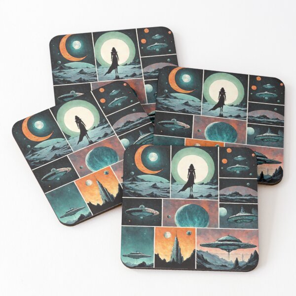 Item preview, Retro Space Art designed and sold by Planetporridge.