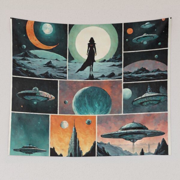 Item preview, Retro Space Art designed and sold by Planetporridge.
