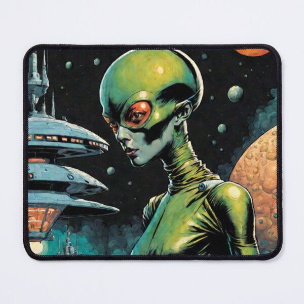 Item preview, Space Woman Retro Art designed and sold by Planetporridge.