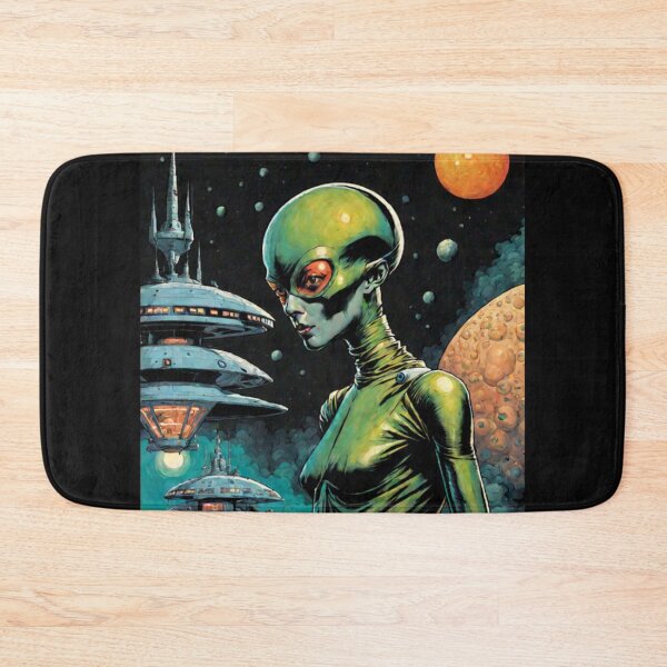 Item preview, Space Woman Retro Art designed and sold by Planetporridge.
