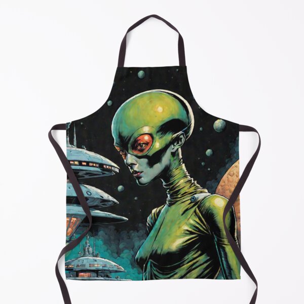 Item preview, Space Woman Retro Art designed and sold by Planetporridge.