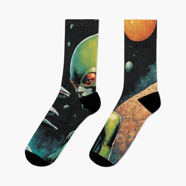 Item preview, Space Woman Retro Art designed and sold by Planetporridge.