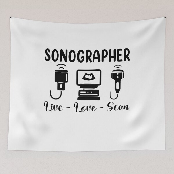 Item preview, Sonographer Live Love Scan, Gift For Radiologist, Ultrasound Tech, Medical Sonographer Student, Radiology  designed and sold by behindthefacts.