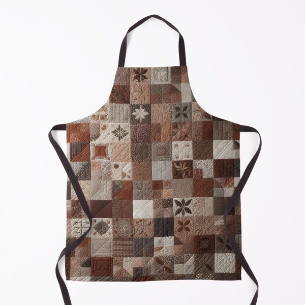 Item preview, Elegant Brown Patchwork Pattern designed and sold by daruneenok.