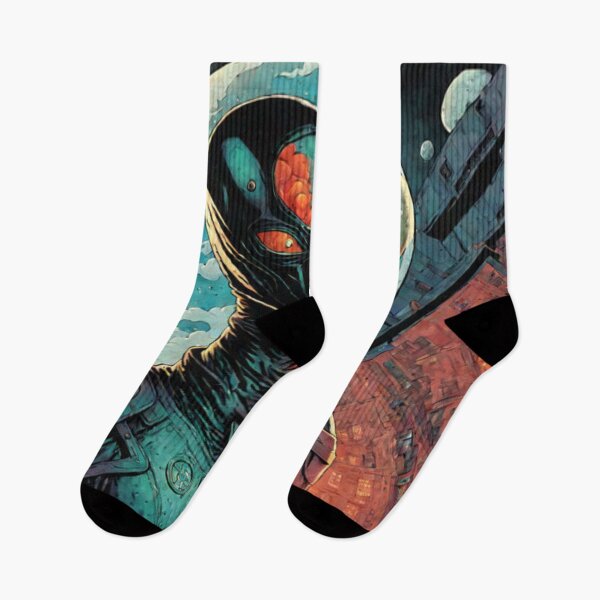 Item preview, Retro Space Alien Art designed and sold by Planetporridge.