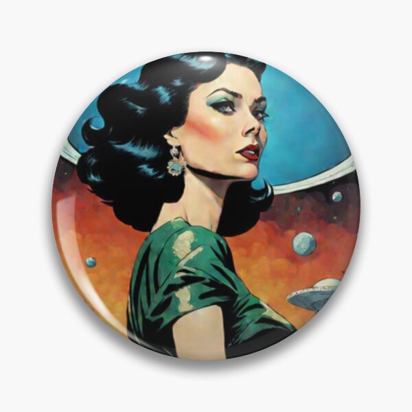Item preview, Space Woman Danger designed and sold by Planetporridge.