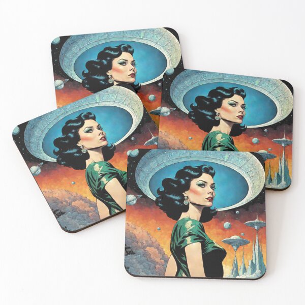 Item preview, Space Woman Danger designed and sold by Planetporridge.