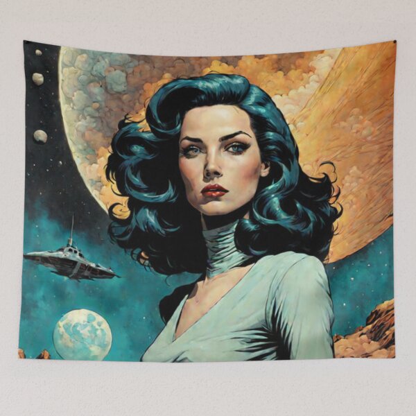 Item preview, Space Woman Adventure designed and sold by Planetporridge.