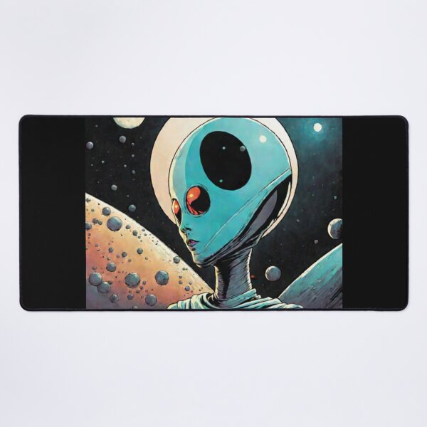 Item preview, Space Alien Retro designed and sold by Planetporridge.