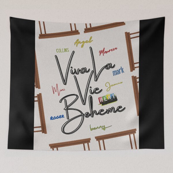 Item preview, La Vie Boheme - Rent Musical Design 6 designed and sold by Think In Scenes.