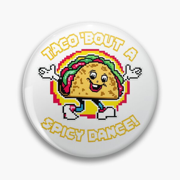 Item preview, Taco 'bout a spicy dance!: Pixelated Fiesta of Flavor and Fun designed and sold by SplashTastic.