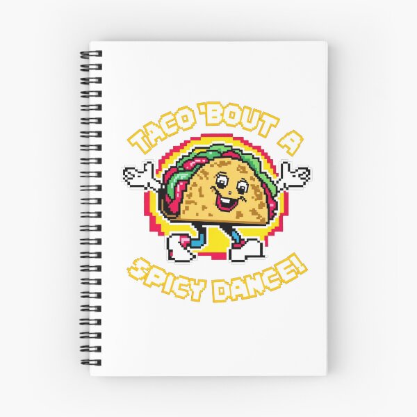 Item preview, Taco 'bout a spicy dance!: Pixelated Fiesta of Flavor and Fun designed and sold by SplashTastic.