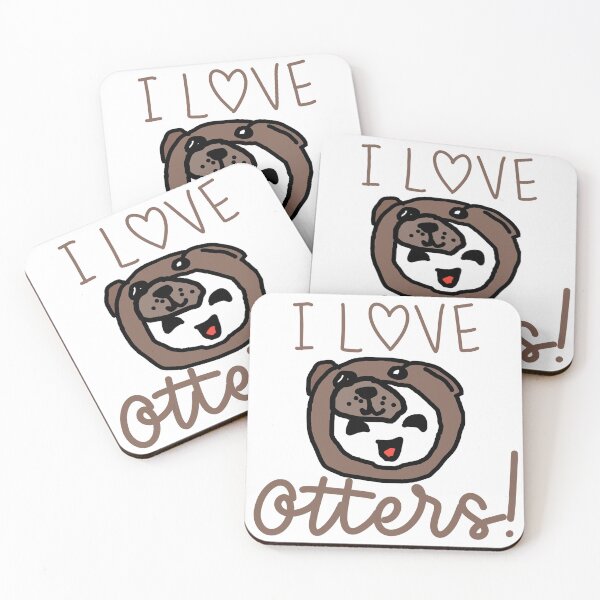 Item preview, I love Otters designed and sold by Whylimecreates.