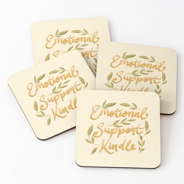 Item preview, Emotional support kindle designed and sold by pinkyfish1010.