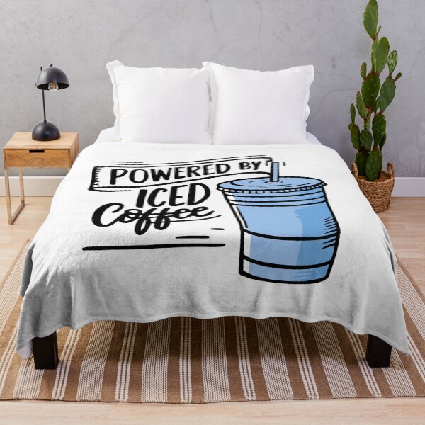 Item preview, Powered By Iced Coffee! Iced Coffee Lover designed and sold by PMCreative.