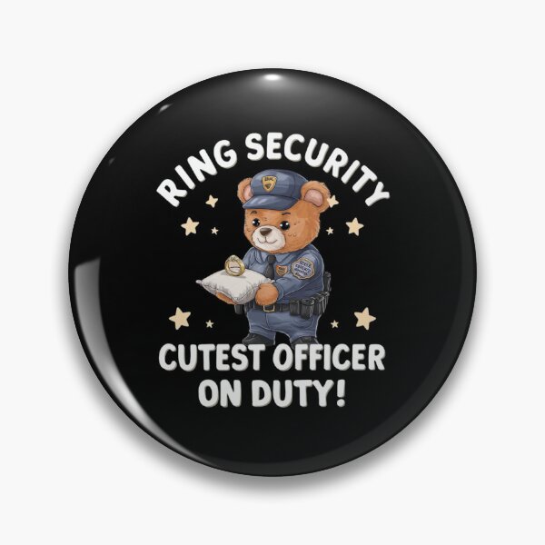Item preview, Funny Ring Bearer Shirt - Ring Security: Cutest Officer designed and sold by BunBuntheDog-.