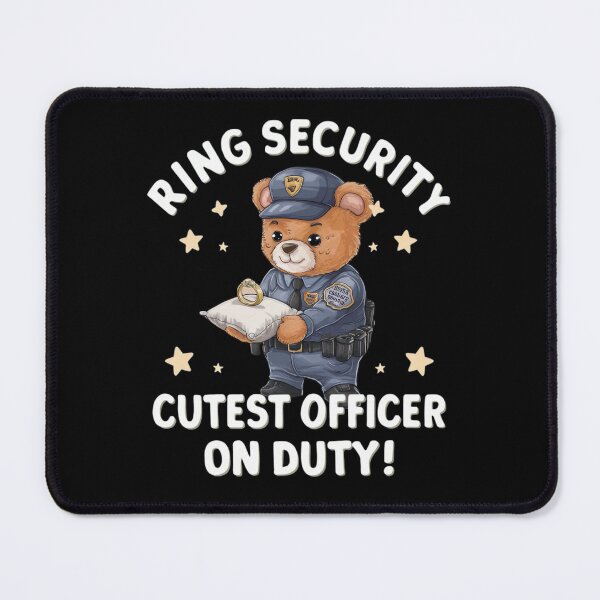 Item preview, Funny Ring Bearer Shirt - Ring Security: Cutest Officer designed and sold by BunBuntheDog-.