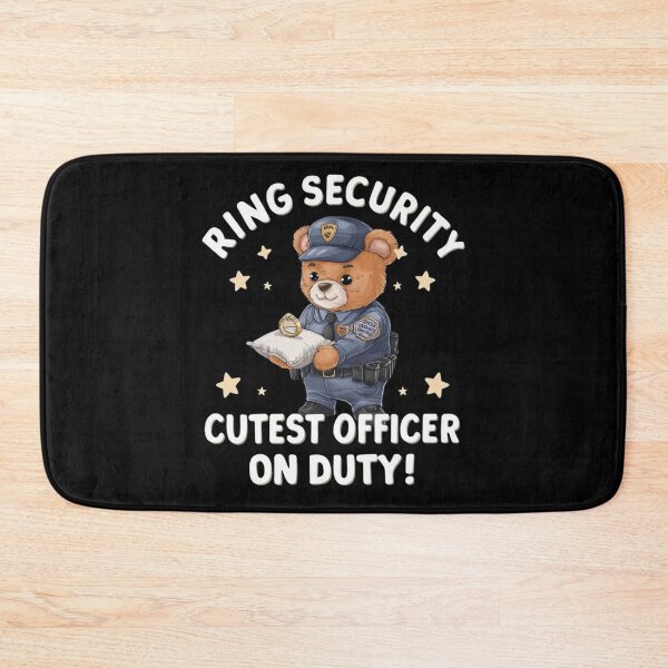 Item preview, Funny Ring Bearer Shirt - Ring Security: Cutest Officer designed and sold by BunBuntheDog-.