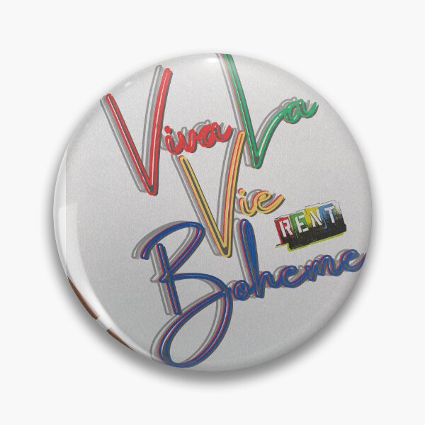 Item preview, La Vie Boheme - Rent Musical Design 7 designed and sold by Think In Scenes.