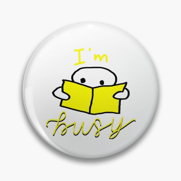Item preview, I’m Busy Yellow designed and sold by Whylimecreates.
