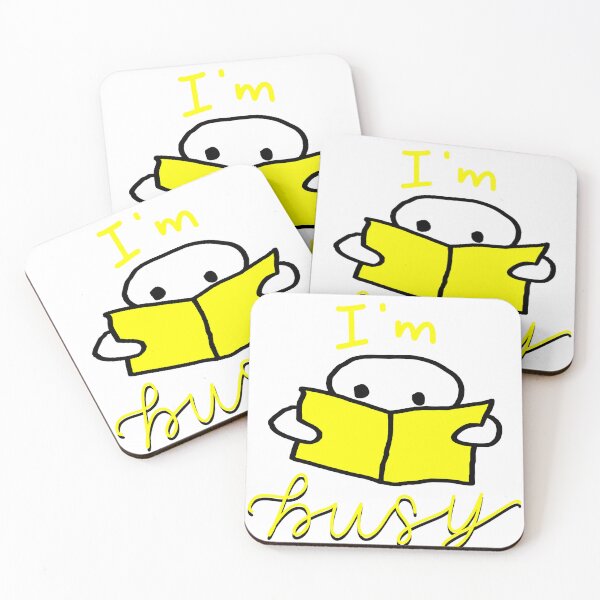 Item preview, I’m Busy Yellow designed and sold by Whylimecreates.