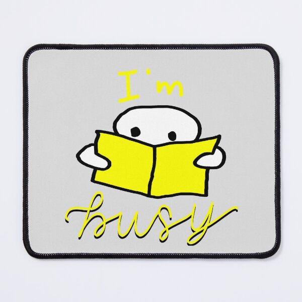 Item preview, I’m Busy Yellow designed and sold by Whylimecreates.