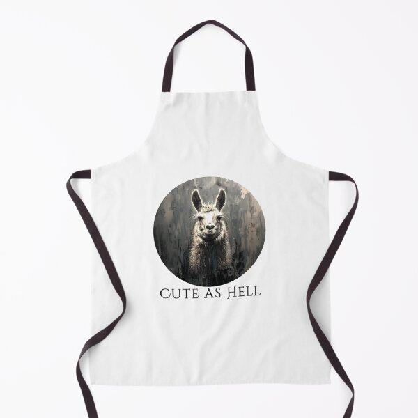Item preview, Cute as Hell Llama Illustration - Humorous and Stylish Animal Art designed and sold by Jane-Zay.