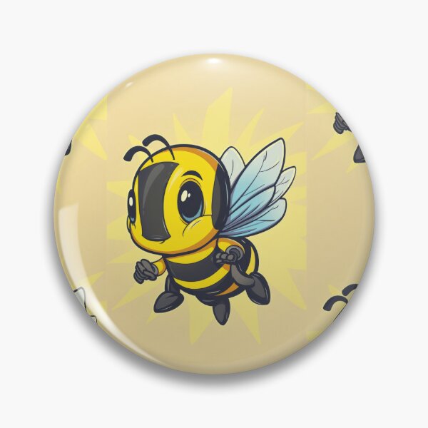 Item preview, Anthropomorphic Superhero Bee in Vibrant Colors designed and sold by Piotrek0001.