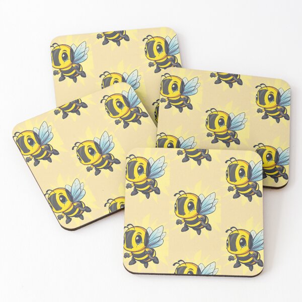 Item preview, Anthropomorphic Superhero Bee in Vibrant Colors designed and sold by Piotrek0001.