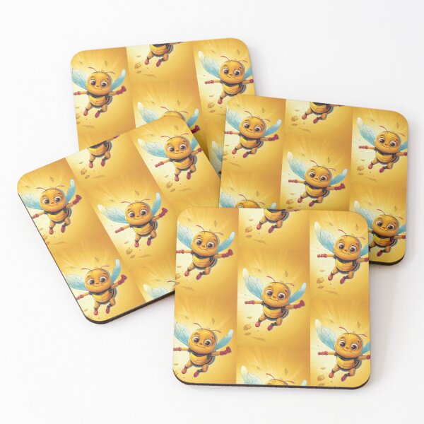 Item preview, Anthropomorphic Superhero Bee in Vibrant Colors designed and sold by Piotrek0001.