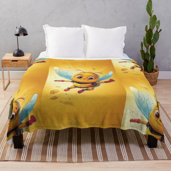 Item preview, Anthropomorphic Superhero Bee in Vibrant Colors designed and sold by Piotrek0001.