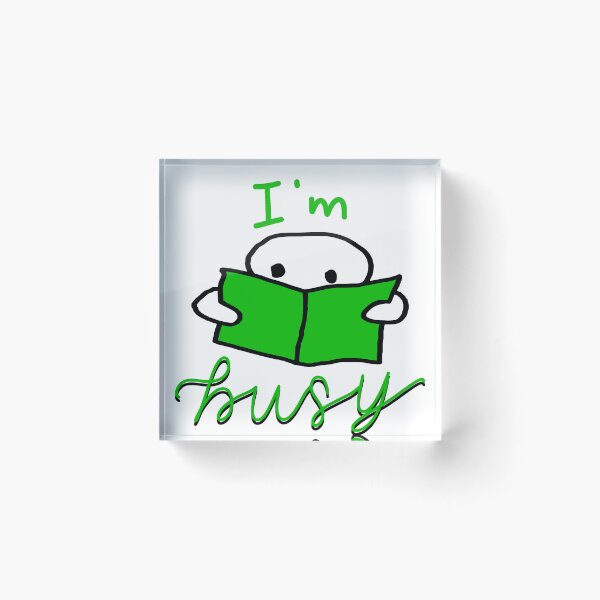 Item preview, I’m Busy Green designed and sold by Whylimecreates.