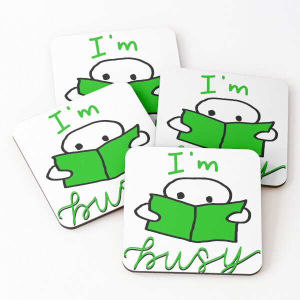 Item preview, I’m Busy Green designed and sold by Whylimecreates.