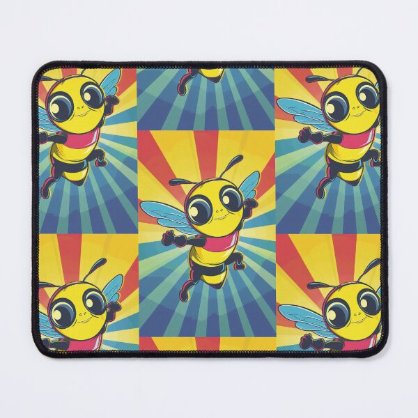 Item preview, Anthropomorphic Superhero Bee in Vibrant Colors designed and sold by Piotrek0001.