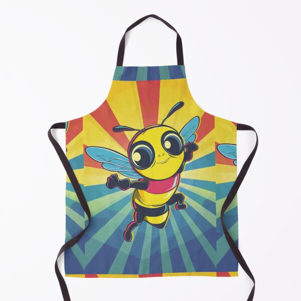 Item preview, Anthropomorphic Superhero Bee in Vibrant Colors designed and sold by Piotrek0001.