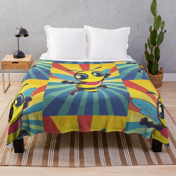 Item preview, Anthropomorphic Superhero Bee in Vibrant Colors designed and sold by Piotrek0001.