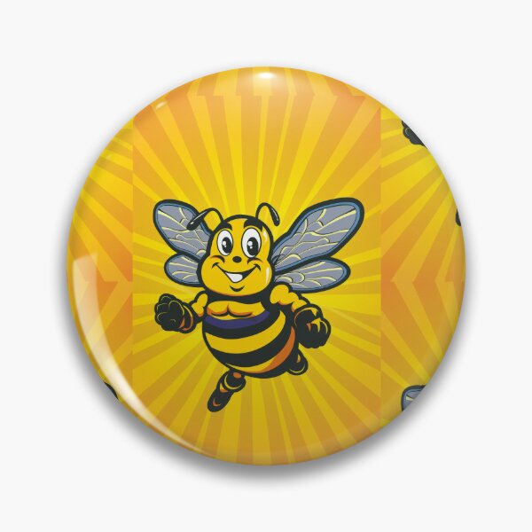 Item preview, Anthropomorphic Superhero Bee in Vibrant Colors designed and sold by Piotrek0001.
